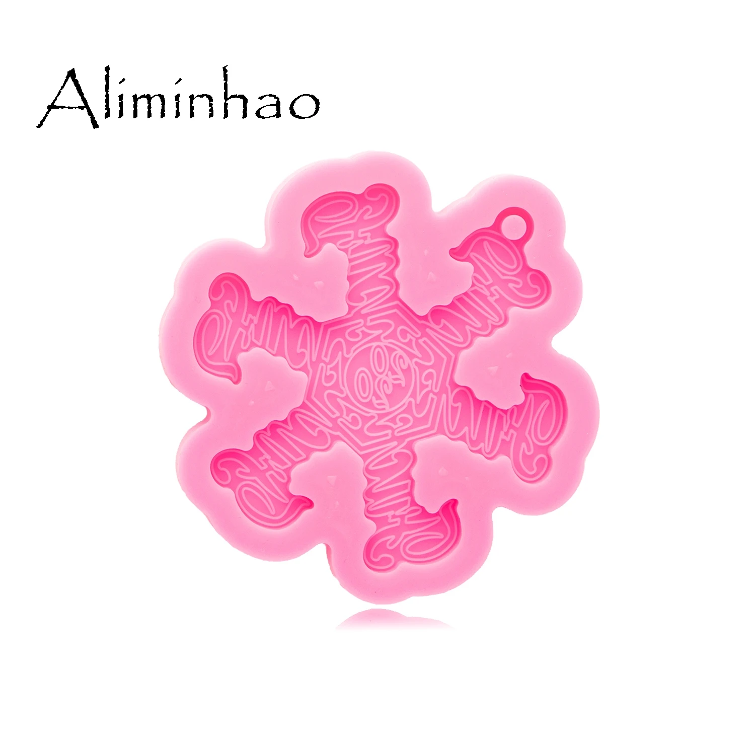 DY0841 Super Shiny  2020 Snowflake Shape Resin Molds - Epoxy Silicone Molds - Silicon Mold Making Keychain Accessories