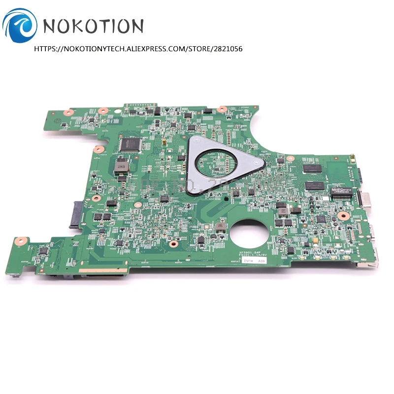 NOKOTION For Dell Inspiron 14R N4050 Laptop Motherbord CN-07NMC8 07NMC8 HM67 DDR3 AMD Radeon HD 6470M 1G Free CPU