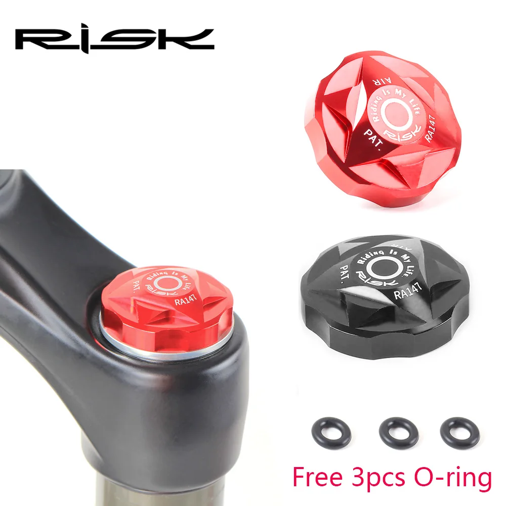 Risk Bicycle Suspension Fork Cap Parts Fork Shoulder Cover Mountain Bike Air Fork Protector Aluminum Alloy Dust Cover Mtb Parts