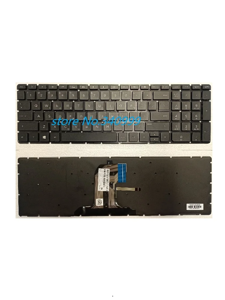 New GK Keyboard for HP 15-AC 15-AY 15-AF 15-AJ  TPN-C125 TPN-C122 GREEK Backlight