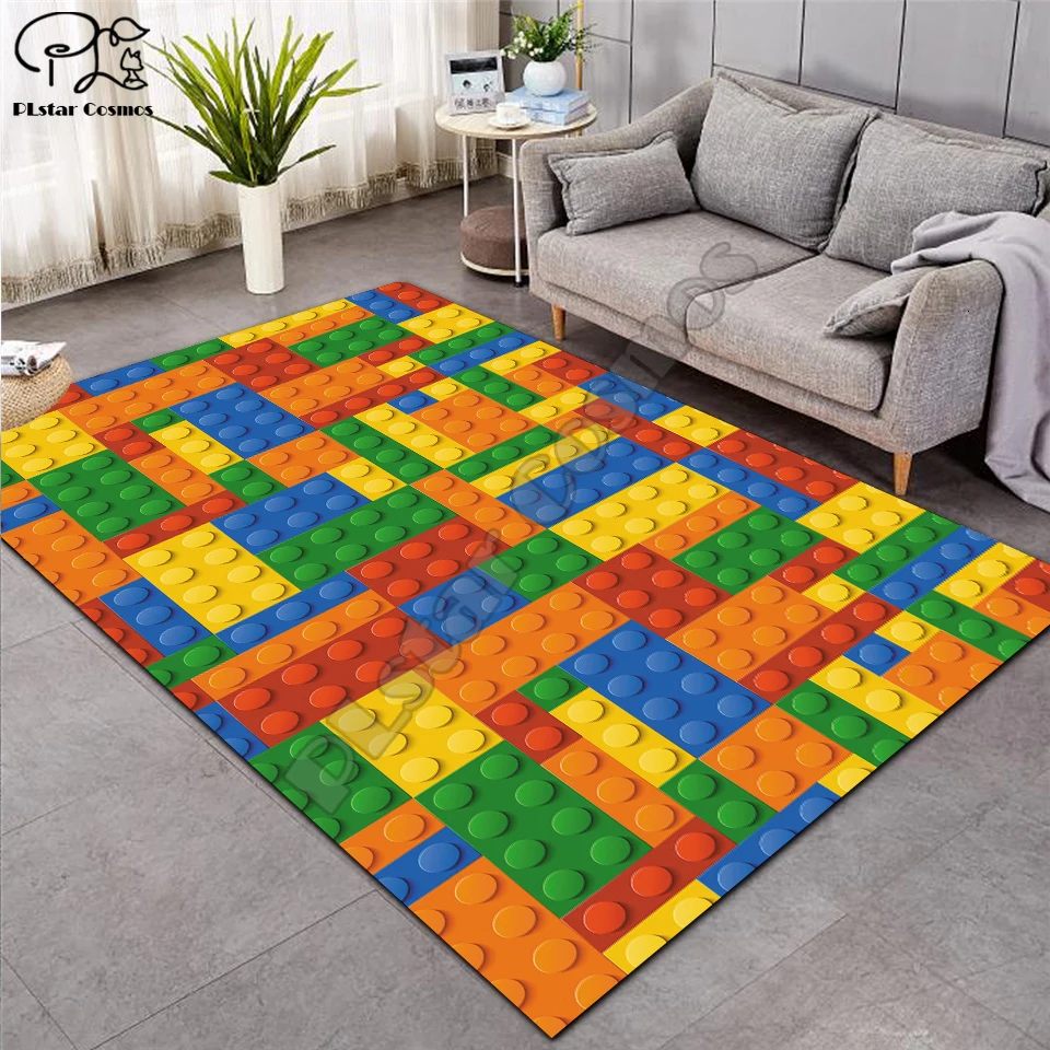 

Educational floor playmats kids 3D Print Carpet Hallway Doormat Anti-Slip Bathroom Carpets Kids Room Absorb Water Kitchen-9