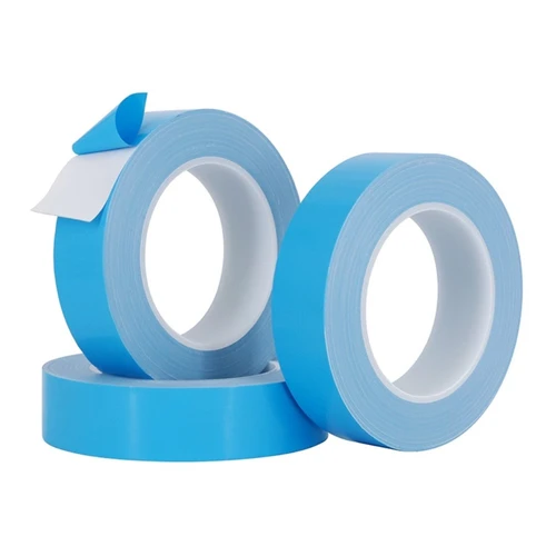 Imagen 2 del producto Cinta adhesiva conductora térmica de doble cara de transferencia de calor de 25 metros/rollo para Chip PCB CPU tira de luz LED disipador de calor