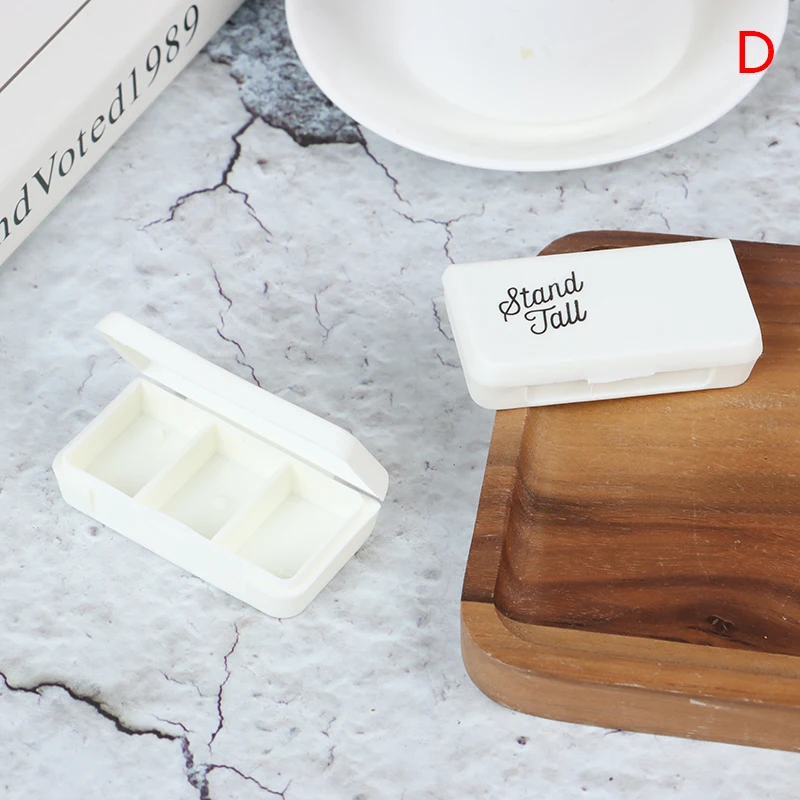 Portable Mini 3 Grids Pill Box Tablet Pill Case Dispenser Medicine Boxes Dispensing Medical Kit Mini Organizer Case