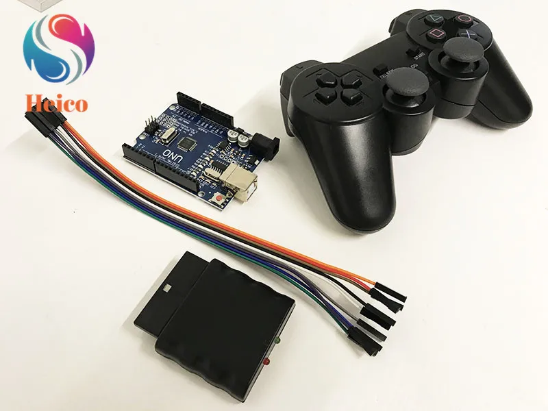 PS2 Wireless Remote Control Handle Bluetooth Controller Kit Motor Drive Board Development Board For Arduino RC Car Robot Arm