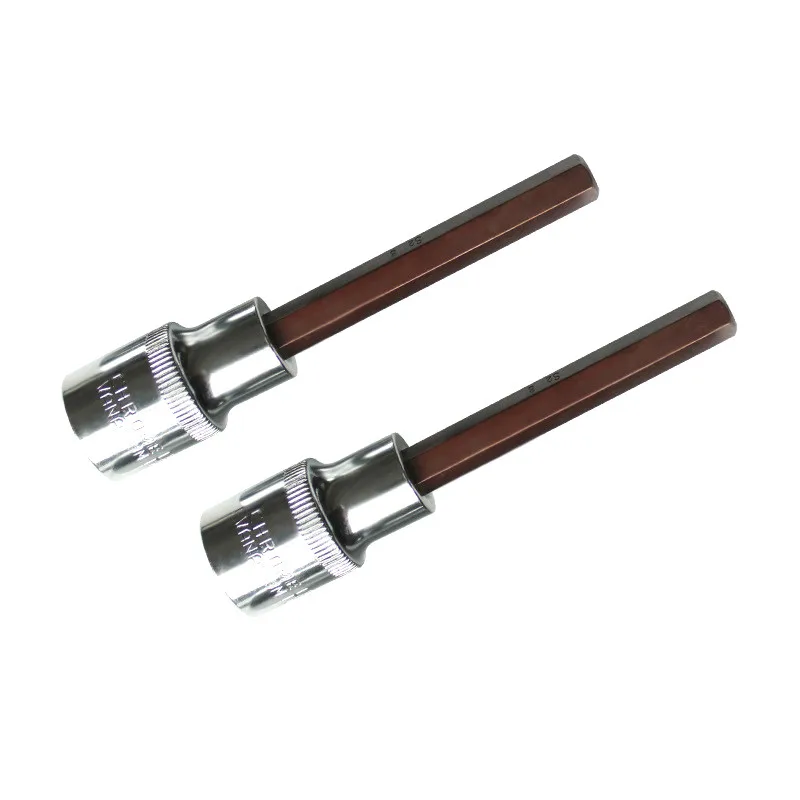 S2โลหะผสม Hex Bit ชุดไขควงหัวแฉก60/100มม.1/2 "Square Impact Driver ประแจเครื่องมือไขควงหัวประแจ