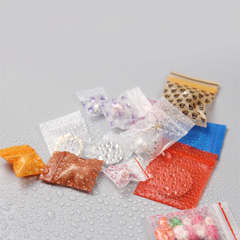 StoBag 100pcs Transparent Small Ziplock Plastic Bags Phone Food Dried Fruit Packing Supplies Waterproof Oil-proof Poly Clear Bag