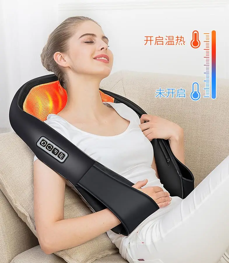 Cervical vertebra massager shoulder neck waist shoulder neck knead neck shoulder back beat multi-function family shawl