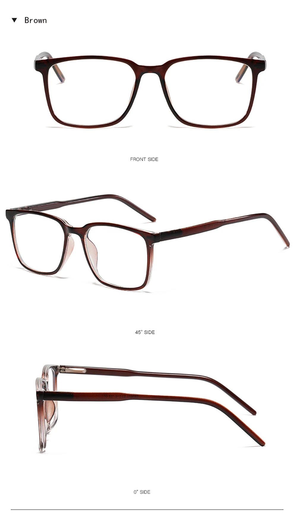 VIVIBEE Klassische quadratische Blaulicht-blockierende Herrenbrille, Computer-Gaming-Brille, TR90, schwarz, Anti-Ray-Brille, besserer Schlaf, klare Brille – Detail 18