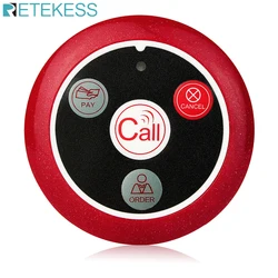 RETEKESS T117 Hookah 1 Pcs Wireless Waiter Call Button Restaurant Pager Transmitter For Restaurant Cafe Bar Dentist Hotel Club