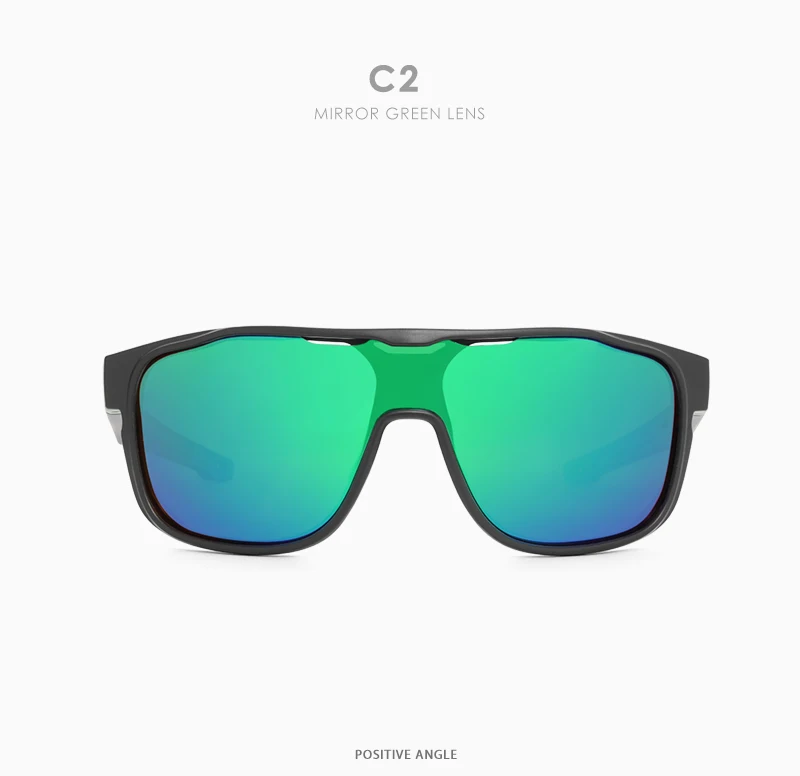 KDEAM reduziert Windage, polarisierte Herren-Sonnenbrille, Sport-Einteiler, mehrschichtige Beschichtungsbrille, Spiegel, Kategorie 3 – Detail 10