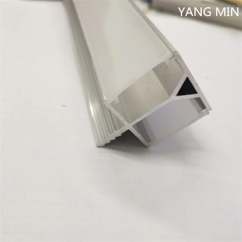 

YANGMIN Free Shipping 1M/PCS Customized Dimension Shape Up And Down Double Surface Mounted Strip Led Aluminum Extrusion Profile