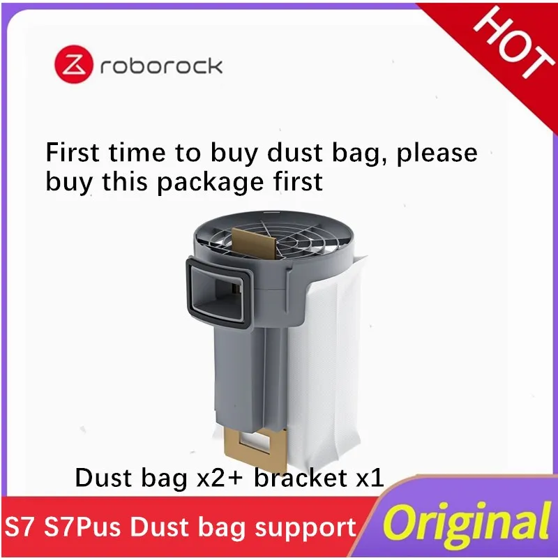 

Original Xiaomi roborock S7 S7 plus Dust bag and dust bag bracket of automatic dust collecting charging base