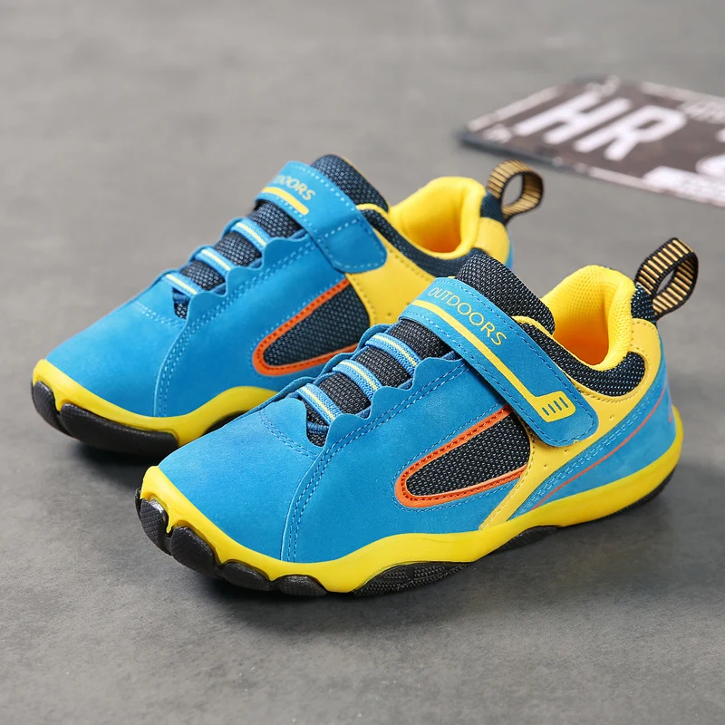 Spring Autumn Leather Children Shoes Waterproof Kids Sneakers Breathable Girls and Boys Sports Shoes Outdoor Trainers