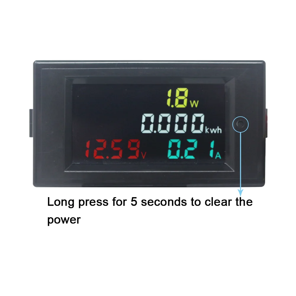 DC Voltmeter Ammeter 7-20V 14-600V 20A/50A/100A Wattmeter Voltage Current Power Meter Volt Detector Tester