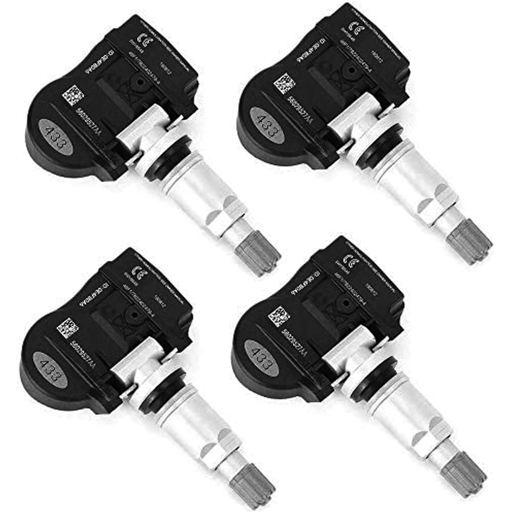 4PCS Tire Pressure Monitoring System Sensor 68001698AA TPMS For JEEP Cherokee(KK) Commander Grand Cherokee(WK) Wrangler(JK)