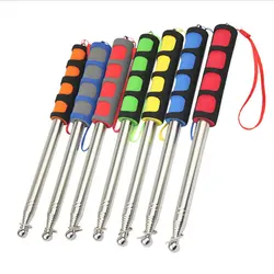 1.2/1.4/1.6/2.0/2.5 Meters Telescopic Flag Pole Stainless Steel Lightweight Sponge Handle Portable Pole Flag Waving Flagpole