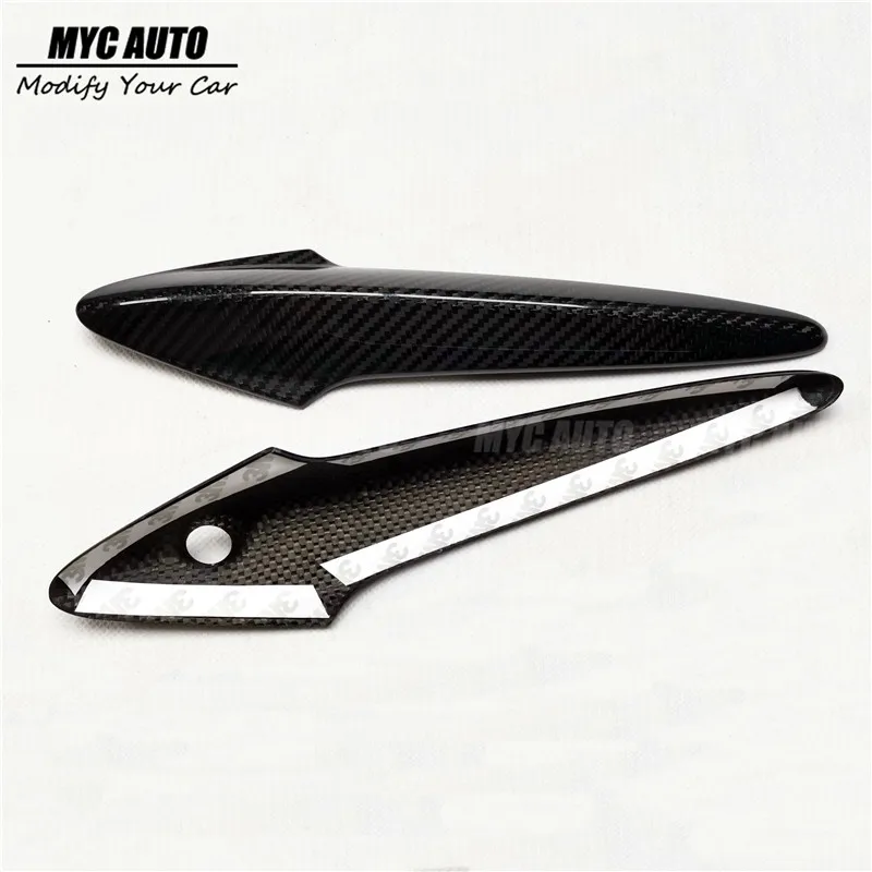 For Honda Civic FN FK FN2 TYPE R Carbon Fiber Exterior Door Handle Cover Trim 2006 2007 2008 2009 2010 2011 Euro Civic Only