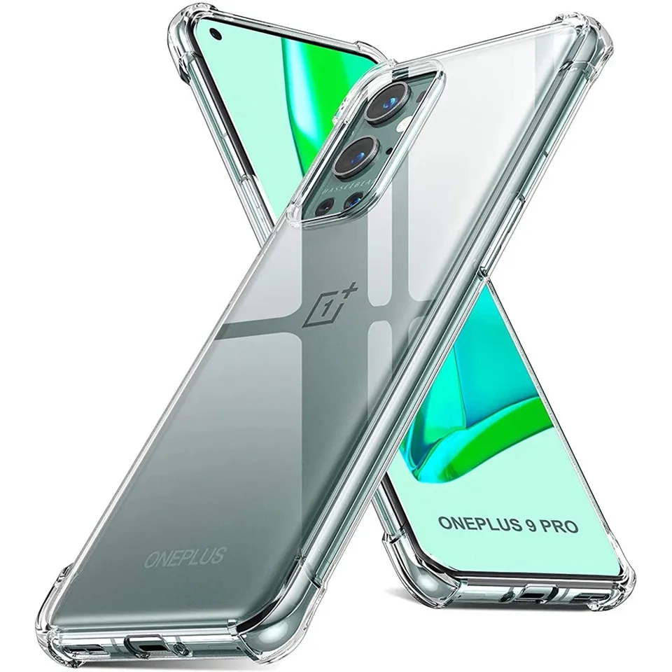 Crystal Clear Case For Oneplus 9 Pro 5G One Plus 8T 8 7 7T Nord N10 N100 Transparent Protective Silicone Cover Phone Accessories