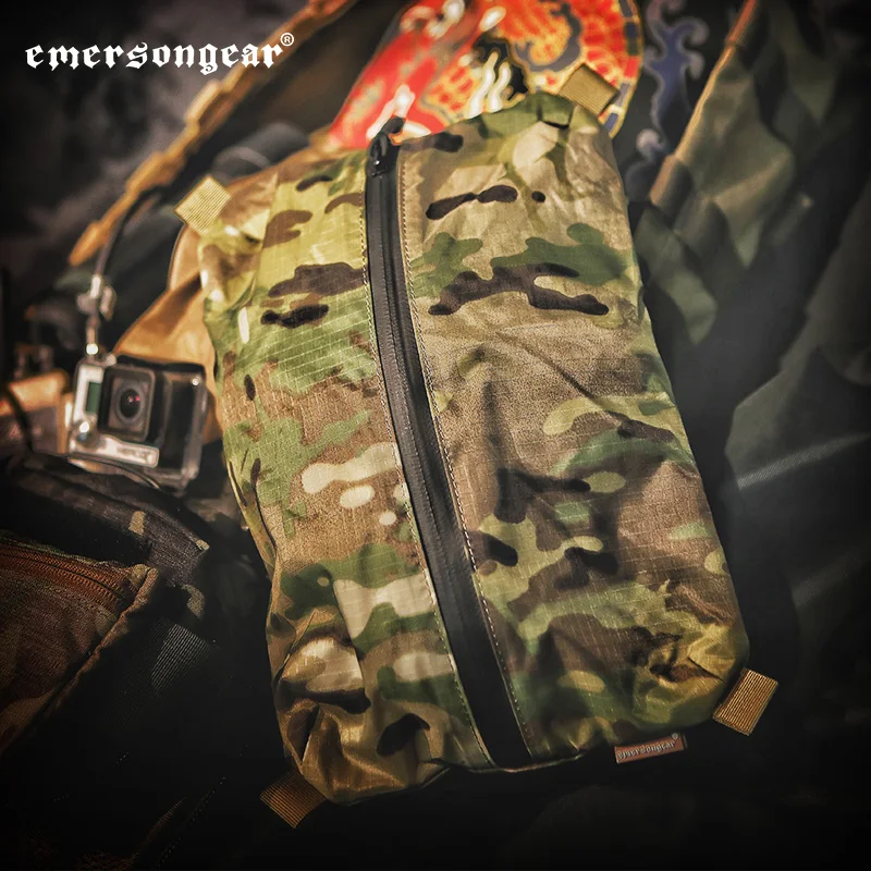 

Emersongear тактические сумки для хранения повседневного использования, сумка на молнии для инструментов, для страйкбола DWR, уличный охотничий походный мешочек, держатель для переноски 29x19 см М