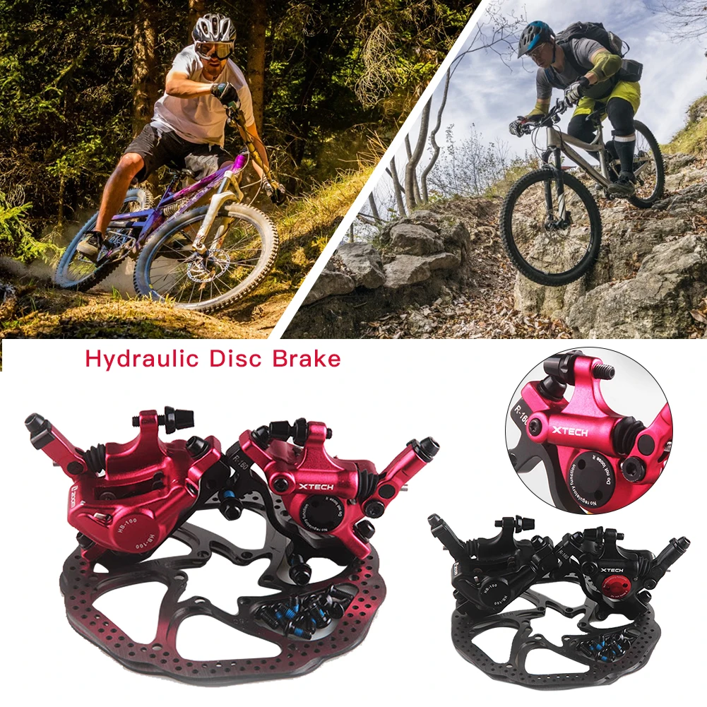 Bicycle Hydraulic Disc Brake HB-100 Line Pull Oil Pressure Disc Brake Front Rear Oil Disc Brake Device For Cycling Accessories