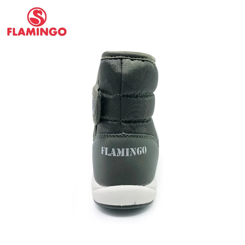 FLAMINGO Winter High Quality Waterproof Wool Keep Warm Kids Shoes Anti-slip Snow Boots for Boy Free Shipping 92D-NQ-1518