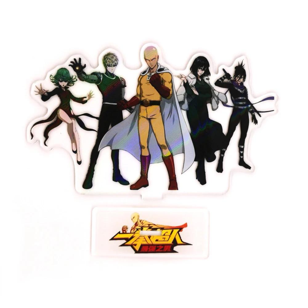 

One Punch Man Saitama Genos Fubuki Tatsumaki Speed o Sound Sonic acrylic standee figurines desk decoration cake topper anime