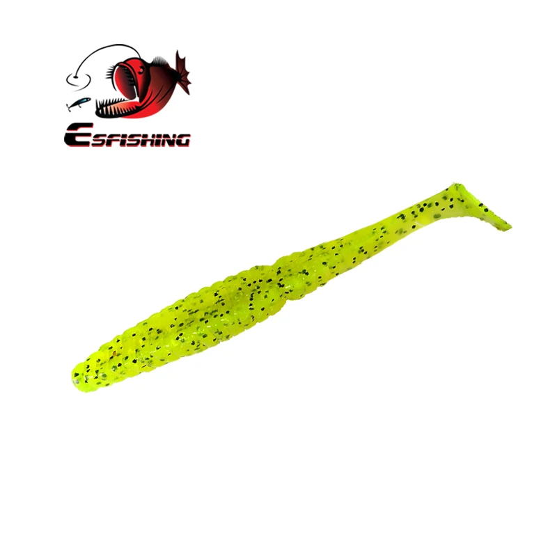 ESFISHING Fishing Lures Scalp Minnow 8.2cm 8pcs 3.5g Attactant Soft Artificial Silicone Bait Sea Fishing Tackle