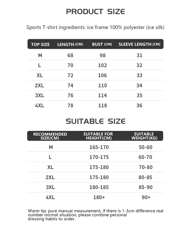 Quick Dry Polyester Running T Hemd Männer Atmungsaktiv Fitness Shirt Training Übung Kleidung Gym Sport Hemd Leichte Tees – Detail 1