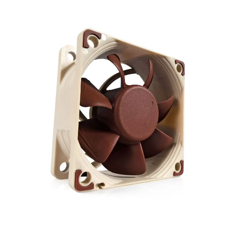 Imagem -02 - Noctua Nf-a6x25 Ventilador de Controle Magnético de Temperatura Rolamento Magneticamente Estável Ventilador 6cm 12v 5v 3pin 4pin Pwm Nf-a6x25