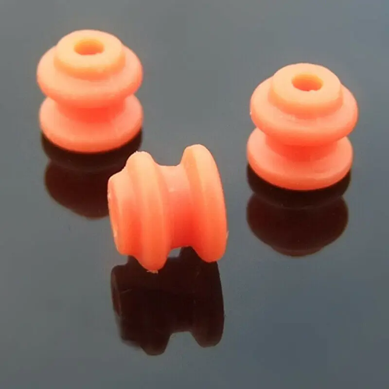 10PCS 2*6mm Mini Plastic Pulley Gear Micro Plastic Wheel Small Tiny Orange Pulley Wheel Fit DC Motor Shaft 2mm  Toy Model