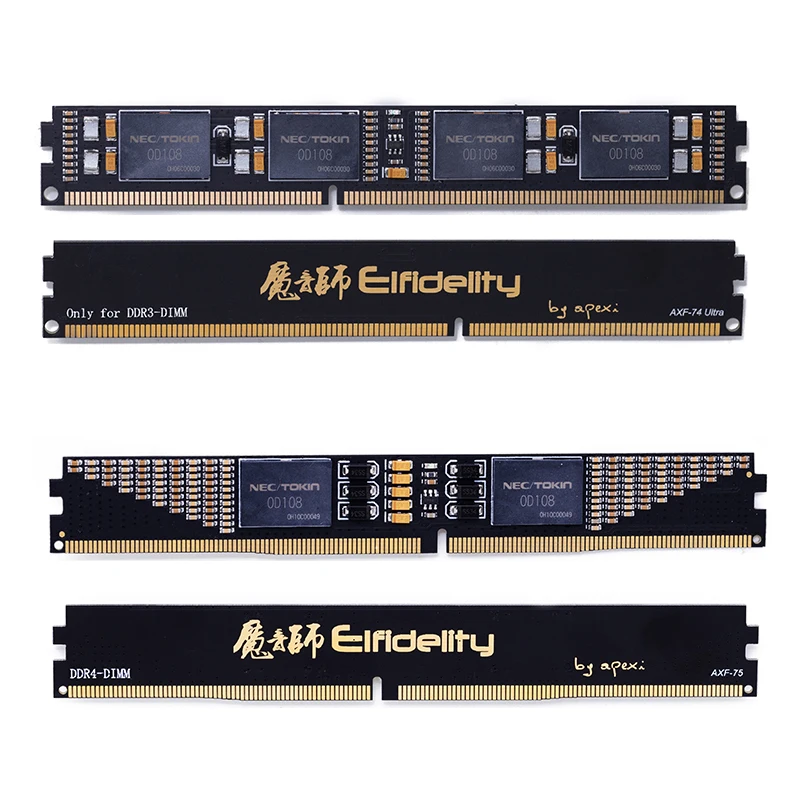 Elfidelity PC CPU and Memory Power Filter Purification  PC Hi-Fi support DDR3 or DDR4 memory bit power filter module