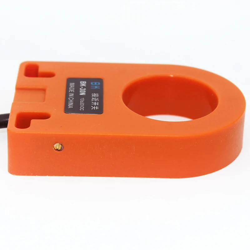 HX-DGS-30N Orange Inductive Ring Proximity Sensor Switch NPN NO For Metal detecting