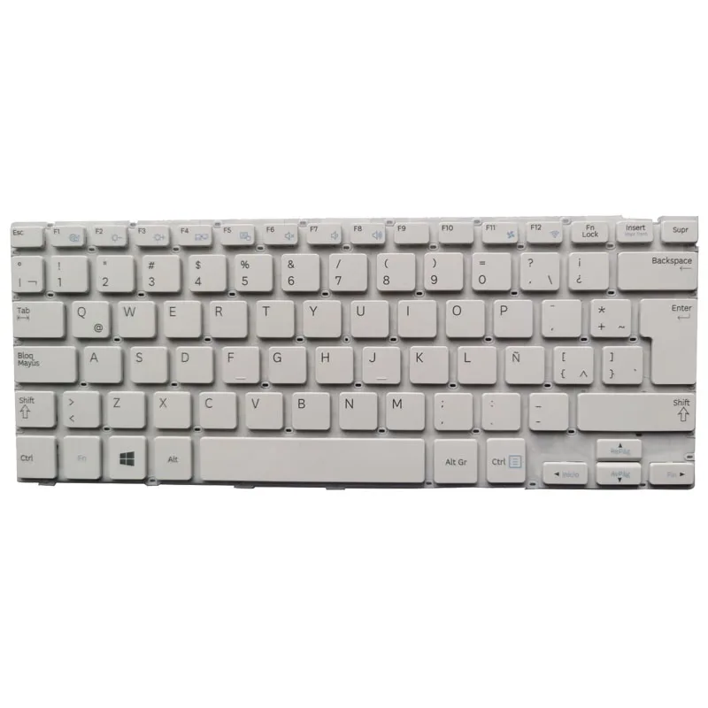 NEW Latin/LA laptop Keyboard for SAMSUNG 905S3G 915S3G NP915S3G NP905S3G white no frame no backlight