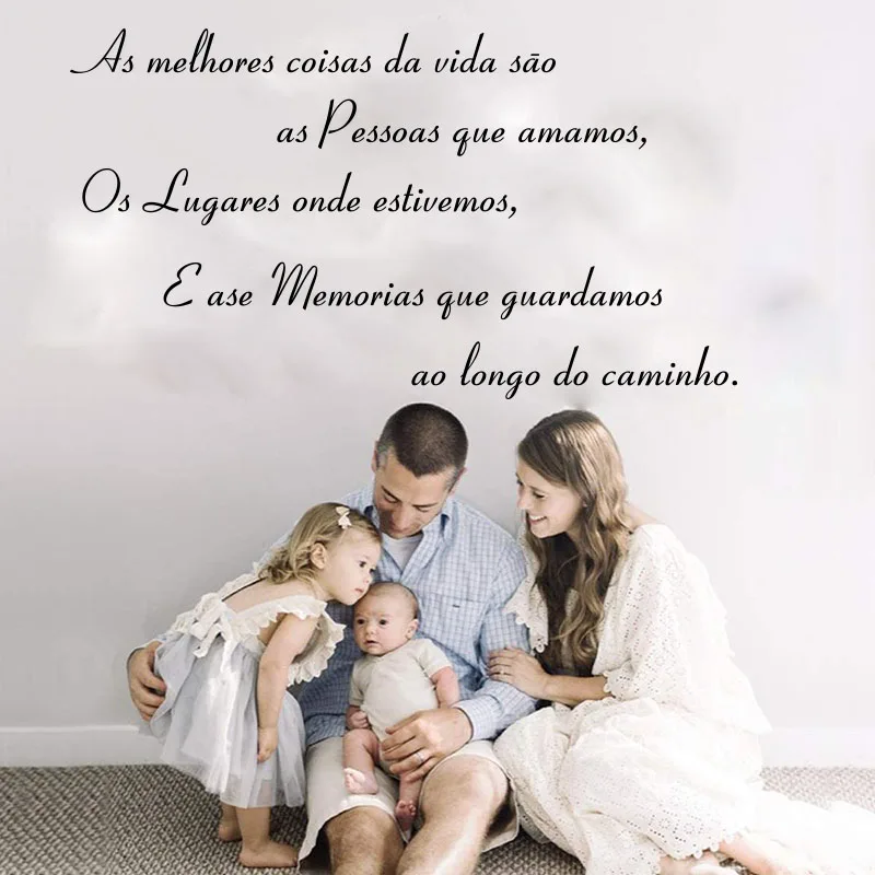 Portuguese The Best Things Of Memories Place Wall Sticker Li