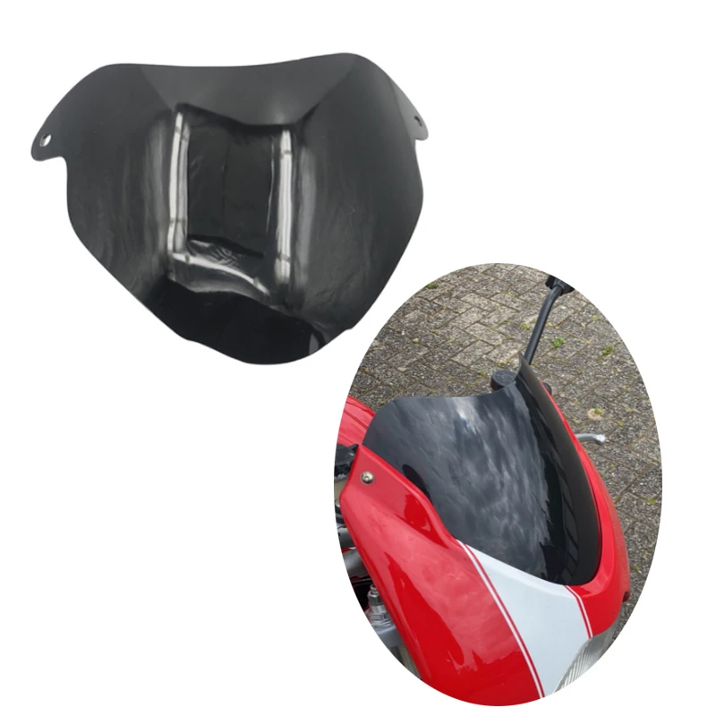 Motorcycle parts Front Windshield Windscreen For DUCATI MONSTER S4R MS4R 2003 - up S4RS MS4RS Wind shield 2004 2005 2006 2007