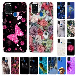 For Funda Samsung Galaxy A21s Case Fashion Matte Phone Case For Samsung A21s A217F Soft TPU Back Cover SM-A217F A 21 s Coque