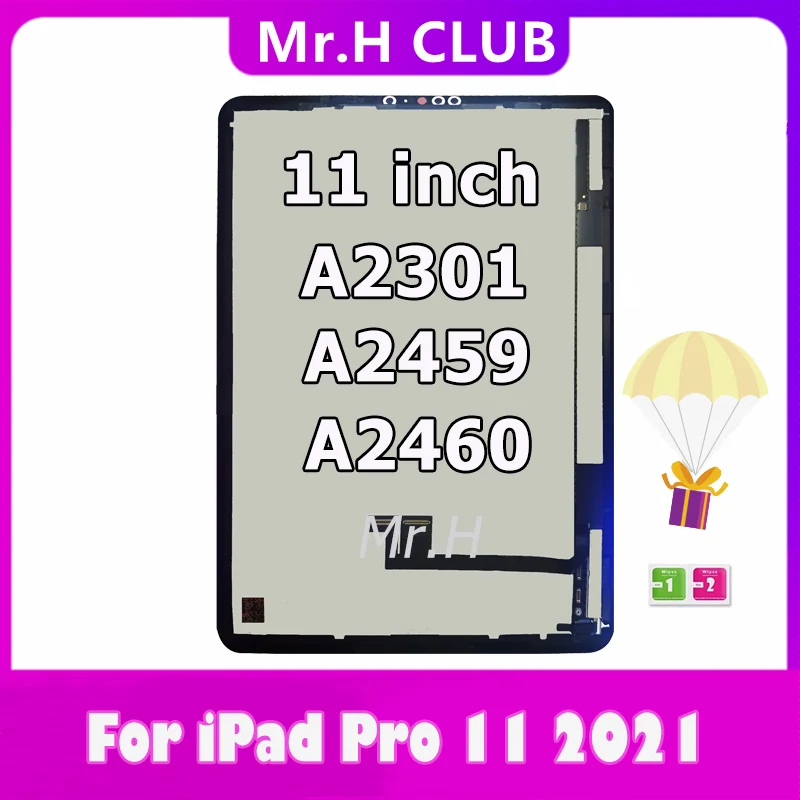 LCD For iPad Pro 11 2021 LCD Display Touch Panel Tablet Screen Replacement For iPad Pro 3rd Generation A2301 A2459 A2460 A2377