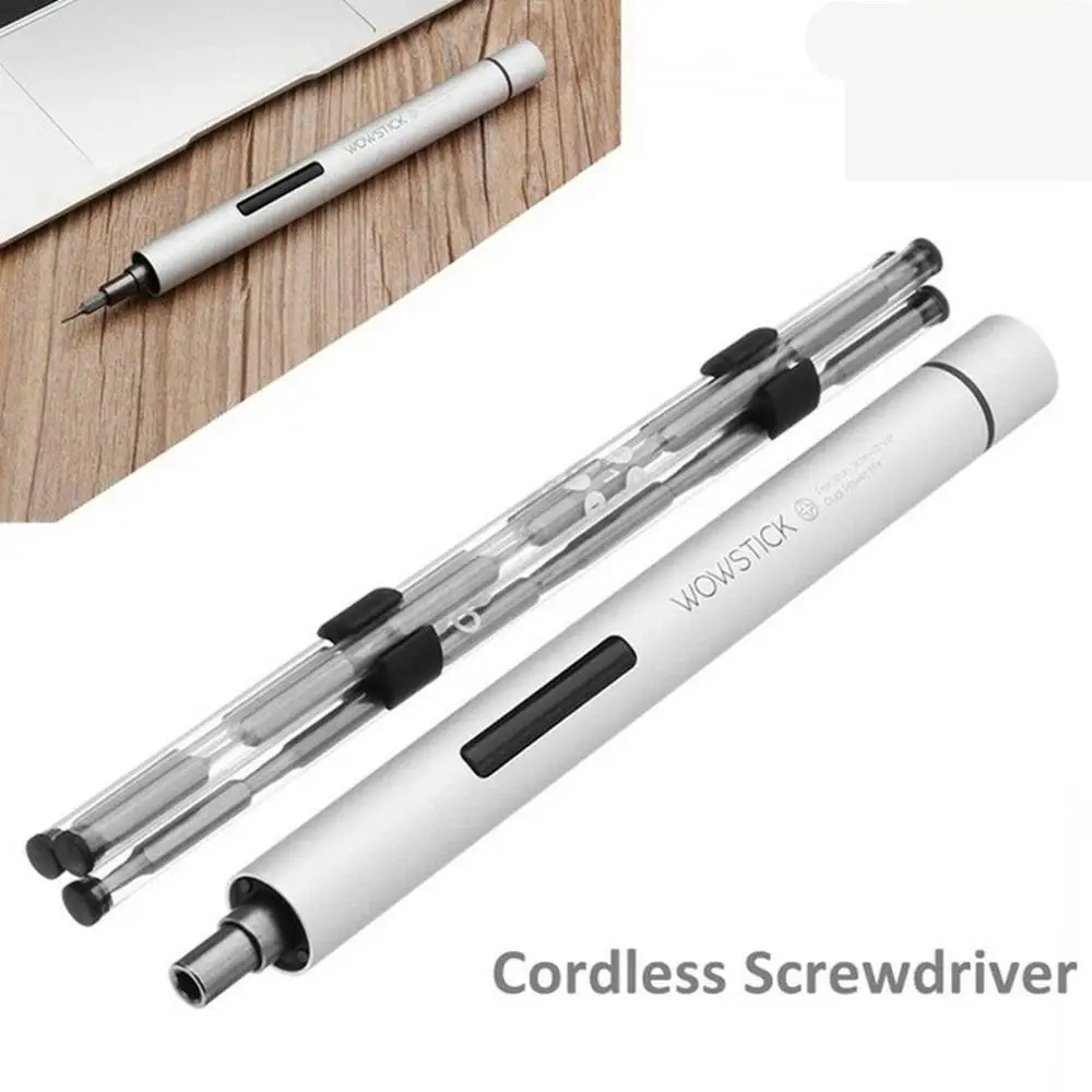 Wowstick 1p + Elektrische Schraubendreher Kit Cordless Power Schraubendreher Multi-Positions S2 Aluminium Legierung Telefon Reparatur für Xiaomi