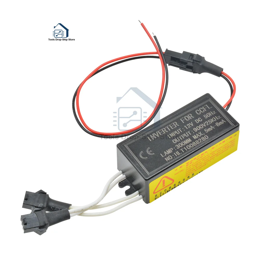 DC 12V to 900V CCFL Inverter Male Connection for CCFL Angel Eyes E46 E39 E53 Driver Projector Lens Light Ballast