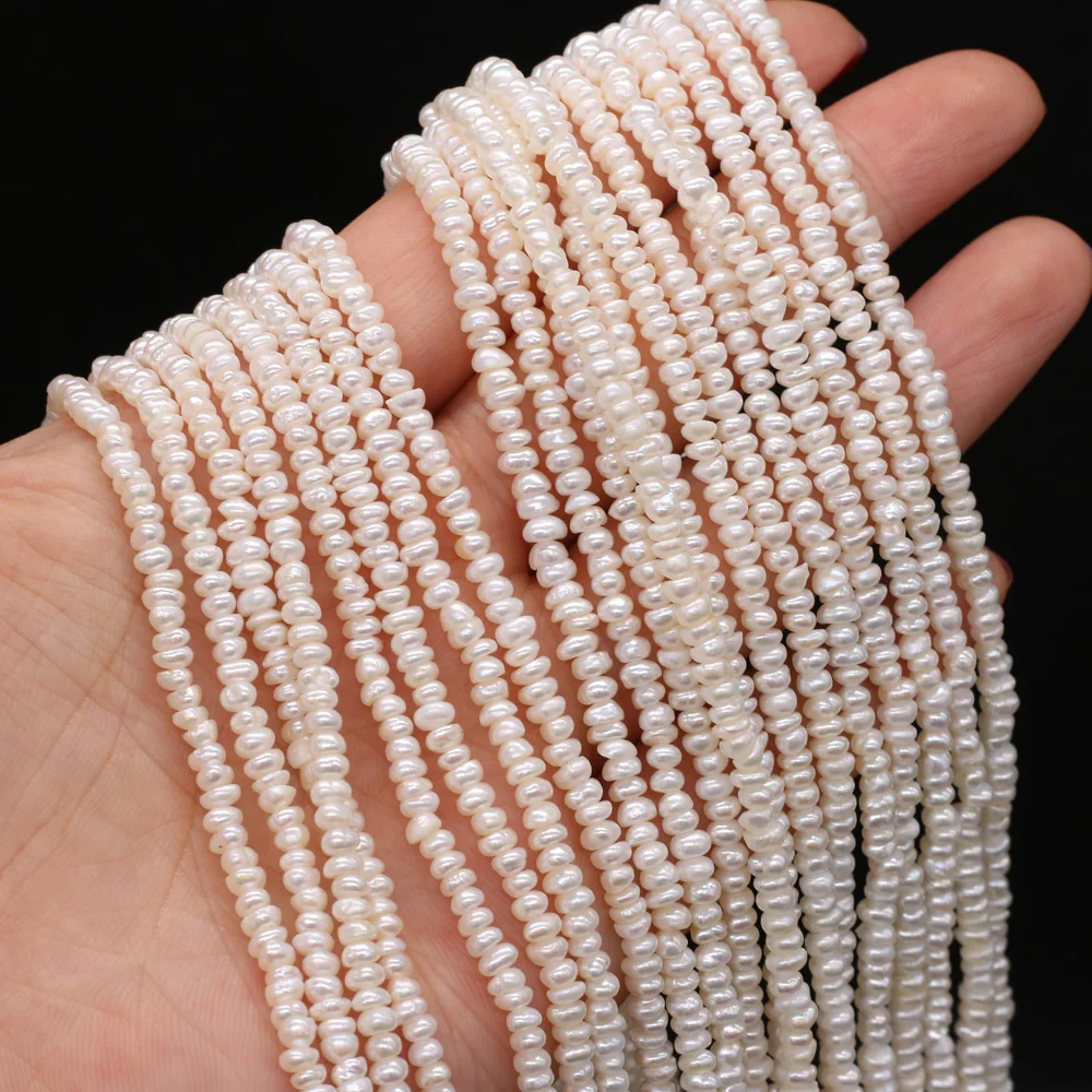 High Quality Natural Freshwater Pearl Potato Shape Beads For Jewelry Making Bracelet Necklace Accessories for Women Size 5-6mm