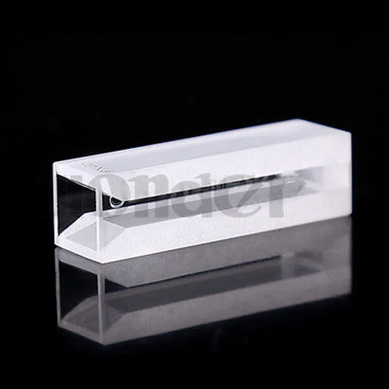 

1400ul 4mm Inside Width Micro Quartz Cuvette Cell With Frosted Walls And Lid