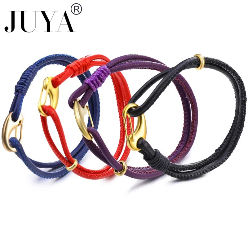 Knit Bracelet for women PU Wedding Exquisite Leather Boys Beautiful 2019 New Arrival Zinc Alloy Hot Sale Bracelet Brown 1PC