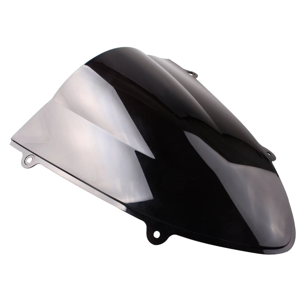 Motorcycle Windshield Double Bubble Windscreen For Kawasaki Ninja 250R 2008 2009 2010 2011 2012 ABS Plastic