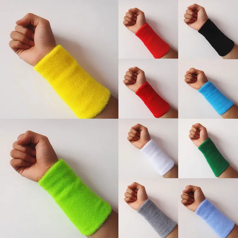 

1PCS Sport Wristband Brace Wrap Bandage Gym Strap Running Sport Safety Wrist Support Padel Pulseira Badminton Wrist Band 15*8cm