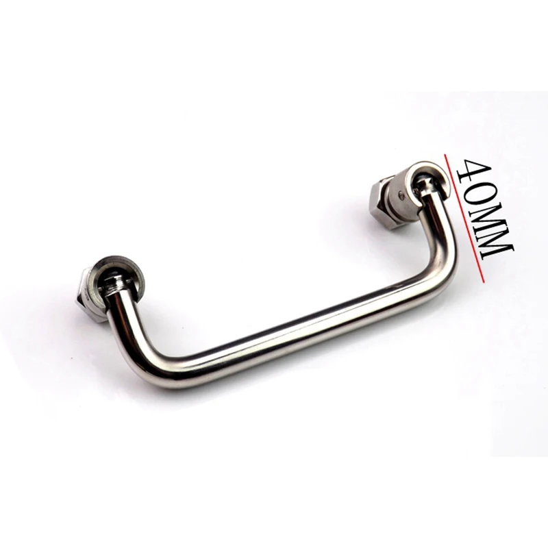 Picture 6: Modern Metal Hardware Bag Furniture Case Spring Handle Industrial Movable Toolbox Cabinet Handle
