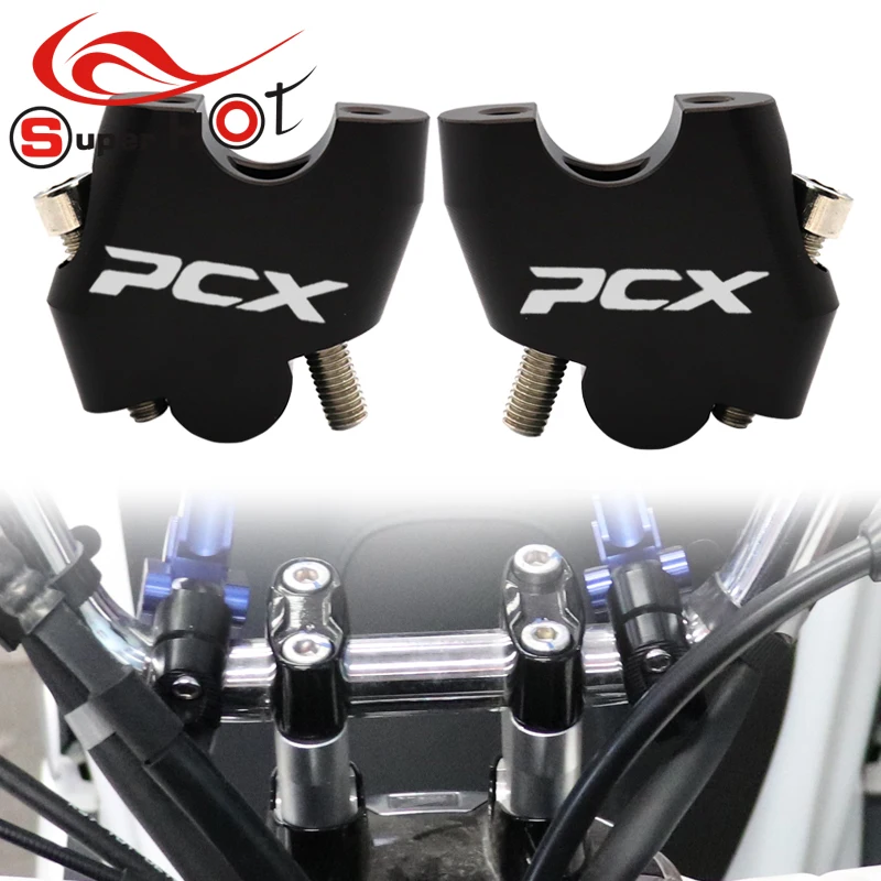 For Honda PCX150 PCX125 PCX 150 PCX 125 Motorcycle Accessories aluminium Handlebar Riser Heightening Mount