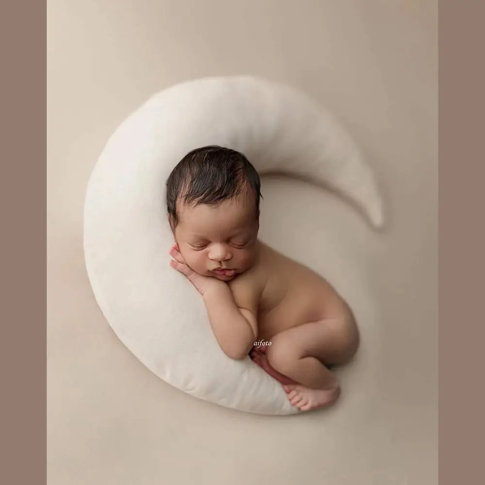 Moon Star Creative Props Newborn Photography Posing Pillows Cushion Accessories Backdrop Baby Photo Shoot Wrap Studio Fotografia