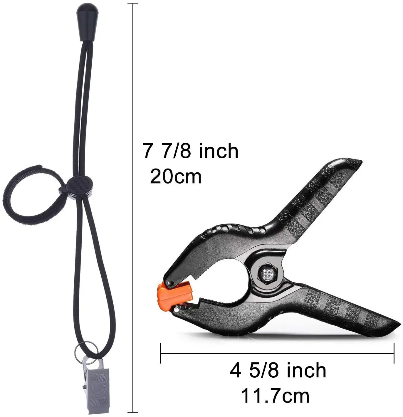 مشابك الربيع Mocsicka المشابك الجانبية الخلفية حامل حامل كليب الثقيلة كليب لموسلين التصوير خلفية استوديو الصور