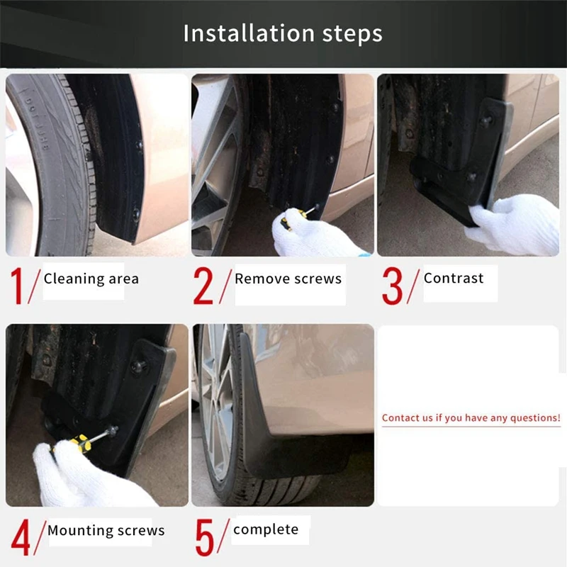 Front Rear Fender Mud Flaps Guard Splash Flap Mudguard Mudguards for Kia Soul AM 2010 2011 2012