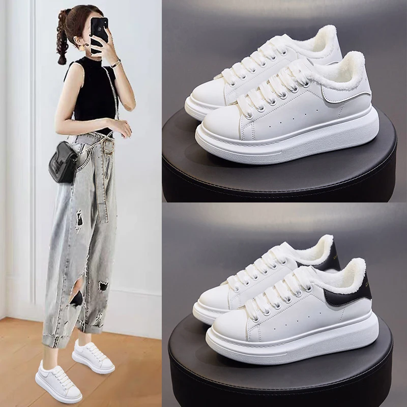 

Sapato Feminino Tenis Mujer 2021 Winter Sneakers Women Tennis Shoes Outdoor Light Jogging Fitness Ladies Flats Gym Chaussures